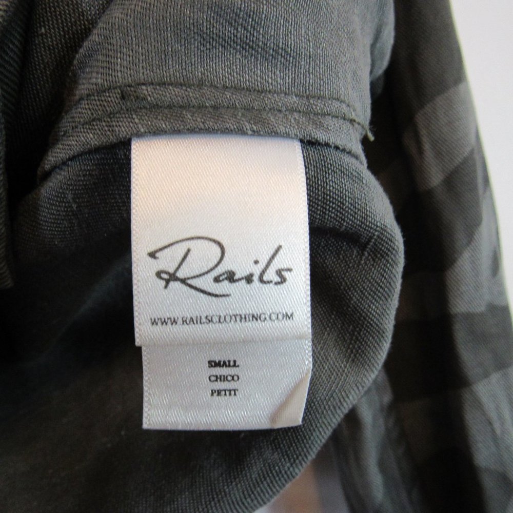 Rails Collins Camo Rose Patch Linen Jacket - Picture 3 of 12